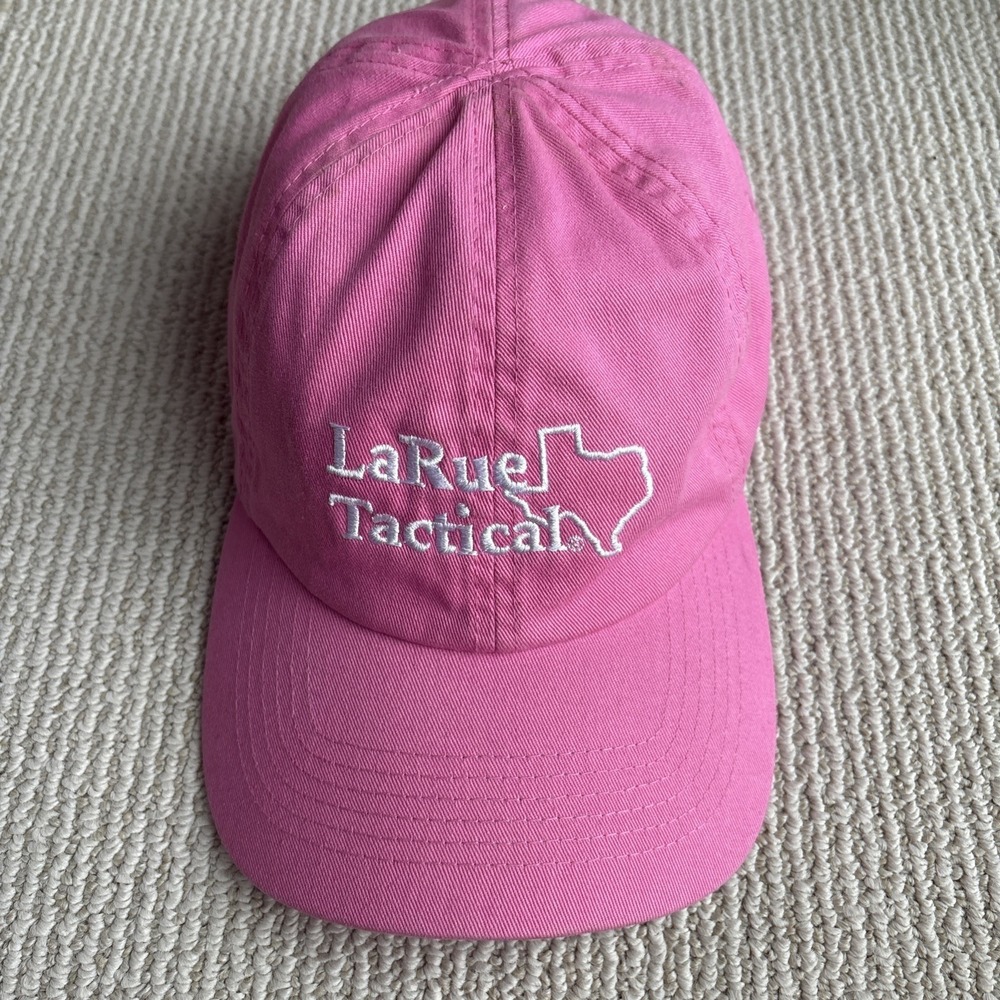 LaRue Tactical Baseball Cap Pink One Size Adjustable Embroidered Cotton